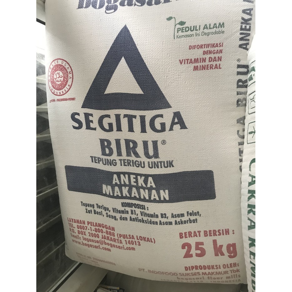 

Tepung Terigu Segitiga Biru 25 KG