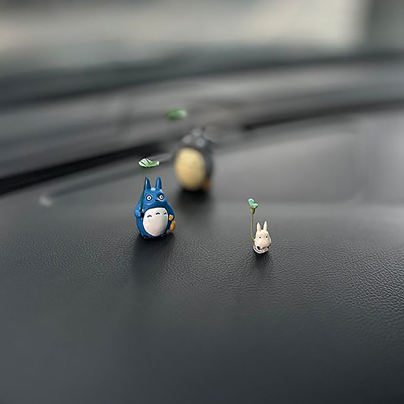 

1/3PCS Totoro Car DIY Resin Landscape Miniature Figurines Kawaii Cartoon Animal Miniature Garden Decoration For Kids