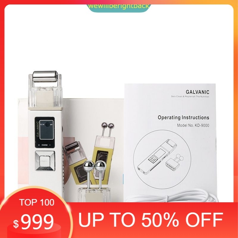 sale! alat galvanic spa pijat wajah galvanis microcurrent skin firming anti aging keriput anti penua