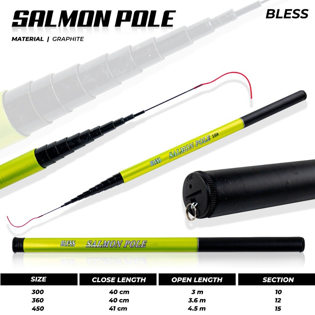 JORAN TEGEK SALMON POLE || JORAN BLESS SALMON POLE 300 360 450
