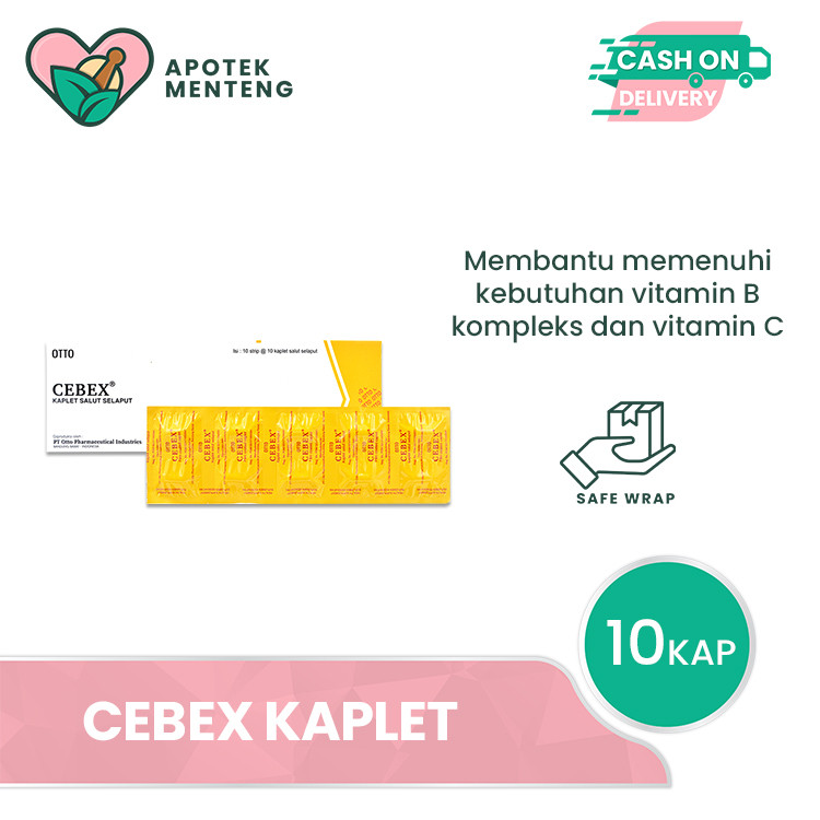 Cebex 10 Kaplet - Suplemen Multivitamin Untuk Kesehatan Tubuh