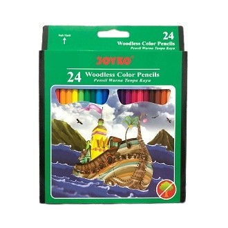 

RGT - PENSIL WARNA JOYKO PANJANG / 24 WARNA CP-104