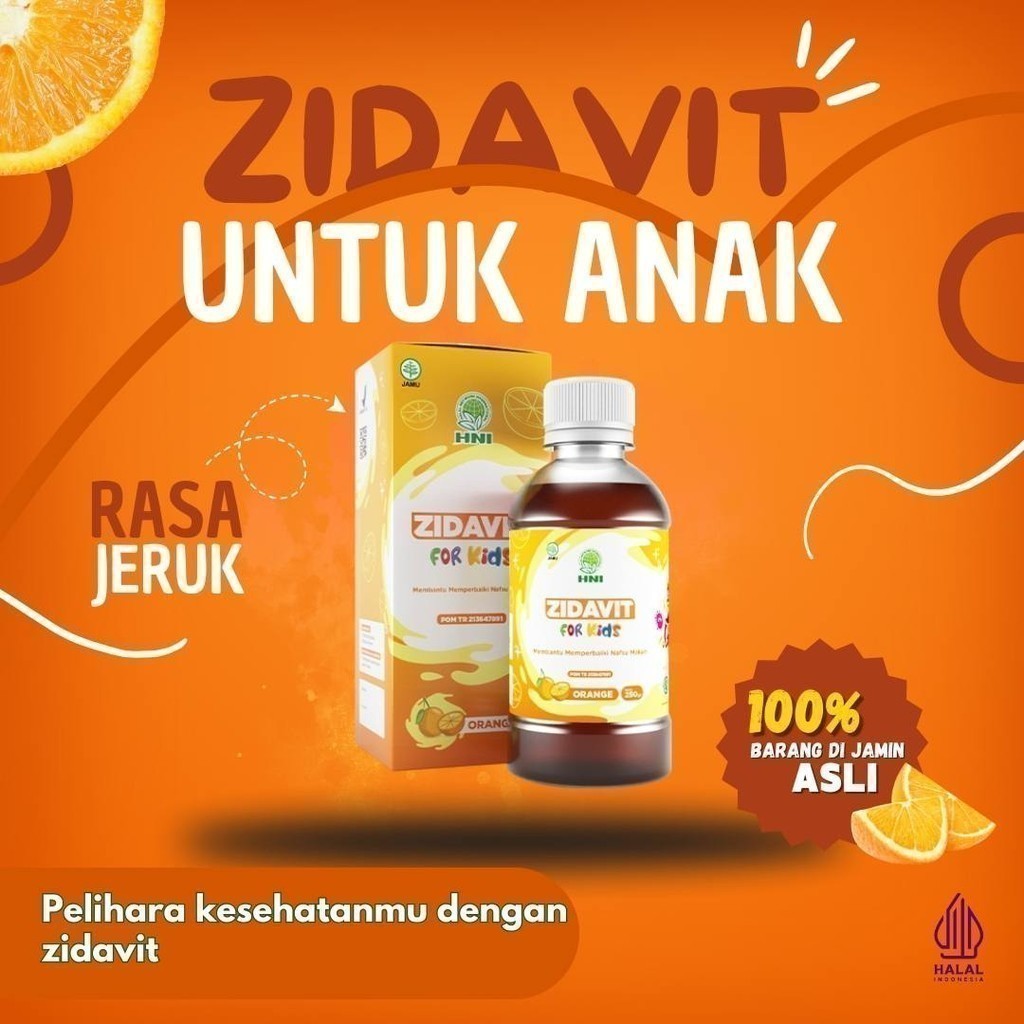 TERMURAH ZIDAVIT For KIDS Solusi Tumbuh Kembang Anak - HNI HPAI KH-azc0  VS24 HPAI04