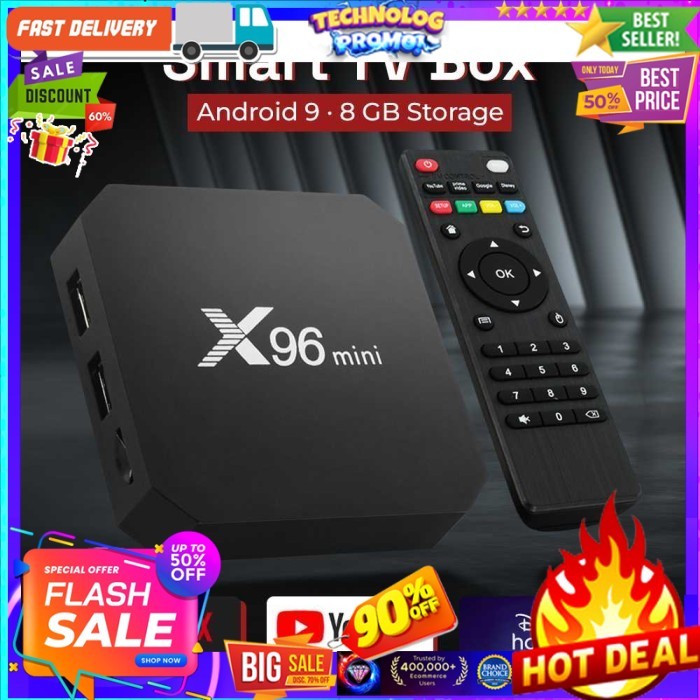 X96 Mini Smart TV Box Android 9 DDR3 1GB 8GB