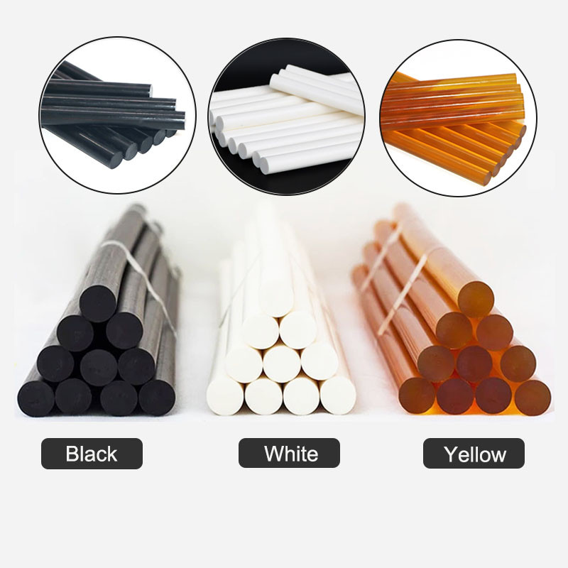 

10/20/30Pcs Polyamide Hot Melt Glue Stick 150 degree 11mm High Temperature Resistant Black White Glue for Glue Gun Adhesive Glue