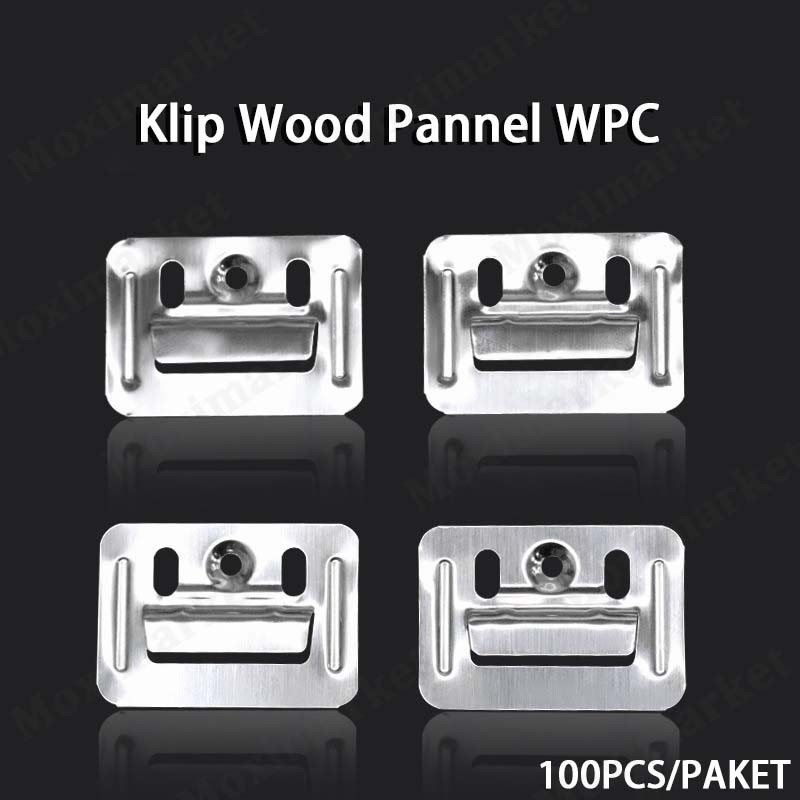 Klip Wood Pannel WPC / Clip Wood Pannel WPC / Braket Wall Panel WPC/Clip Wallboard & Wallpanel Wpc
