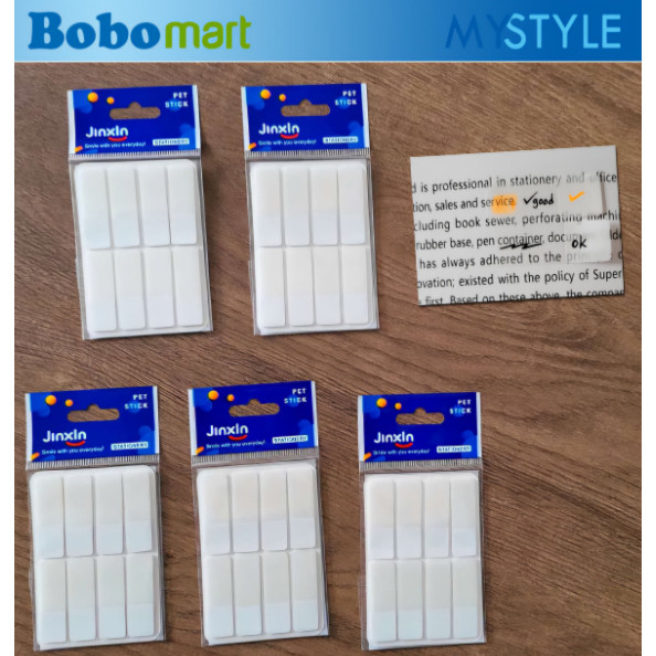 

BOBOMARTS 1 SET (80 LEMBAR) STIKER MEMO KERTAS CATATAN PENANDA BUKU P13 STICKY NOTE MEMO TEMPEL STICKY NOTES MURAH