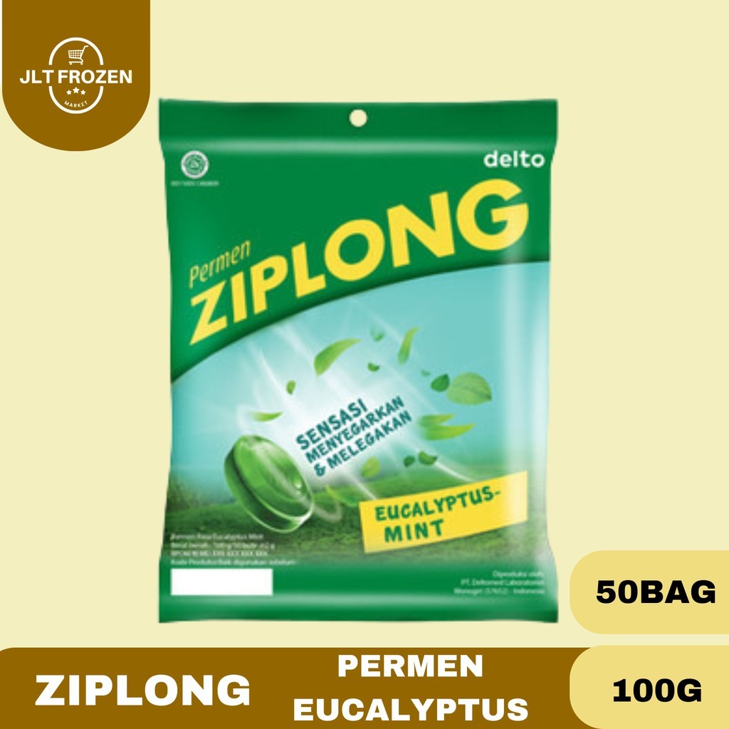 

Permen Ziplong Eucalyptus 50 Butir - Sensasi Menyegarkan Tenggorokan 100g @50Bag