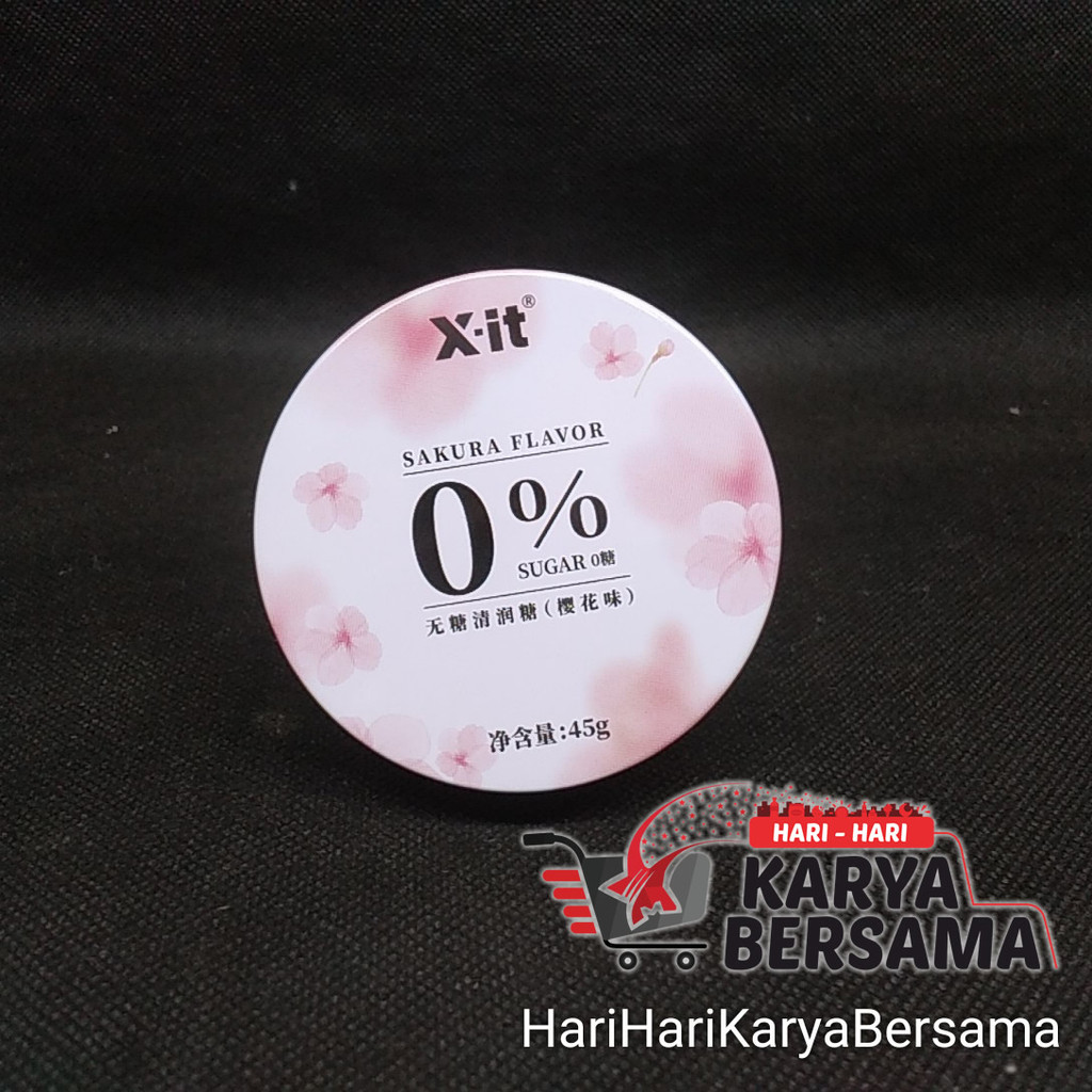 

MAKANAN RINGAN PERMEN BON BON X-IT SAKURA FLAVOR SUGAR FREE 45GR