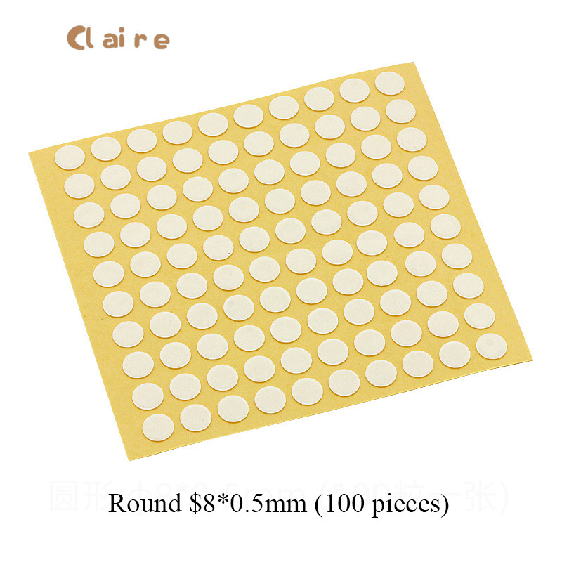 Ornamen Perekat Akrilik Tahan Air Perekat Transparan Perekat Dua Sisi Kuat Tanpa Sambungan