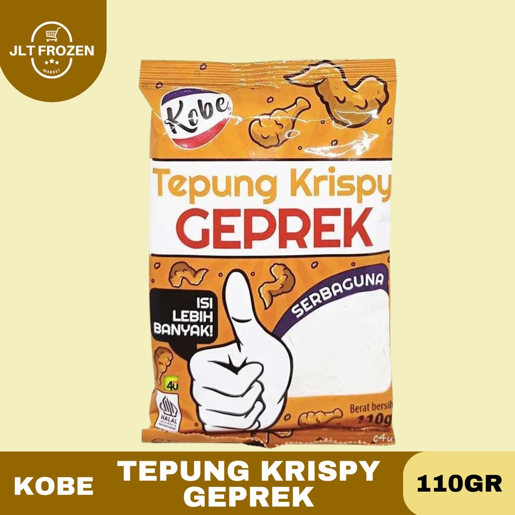 

Kobe Tepung krispy / Tepung Serbaguna / Tepung Krispy Geprek Kemasan / 110 gr