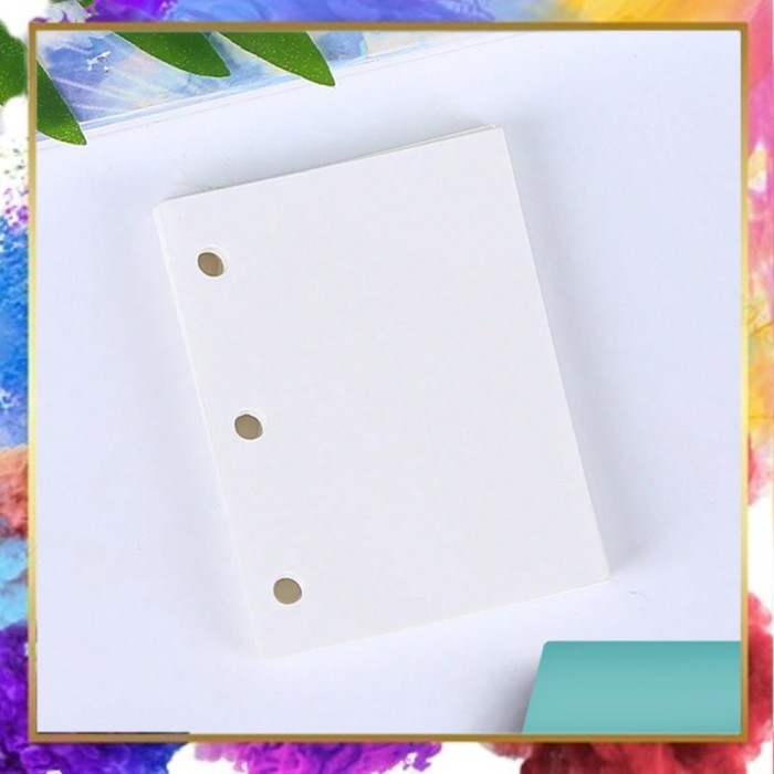 

JIANWU Kertas Binder Loose Leaf Paper Refill 3 Lubang 80 Sheets - JN-80