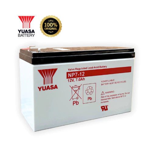 Baterai AKI YUASA 12v 7Ah Original Tangki Gendong Sprayer elektrik