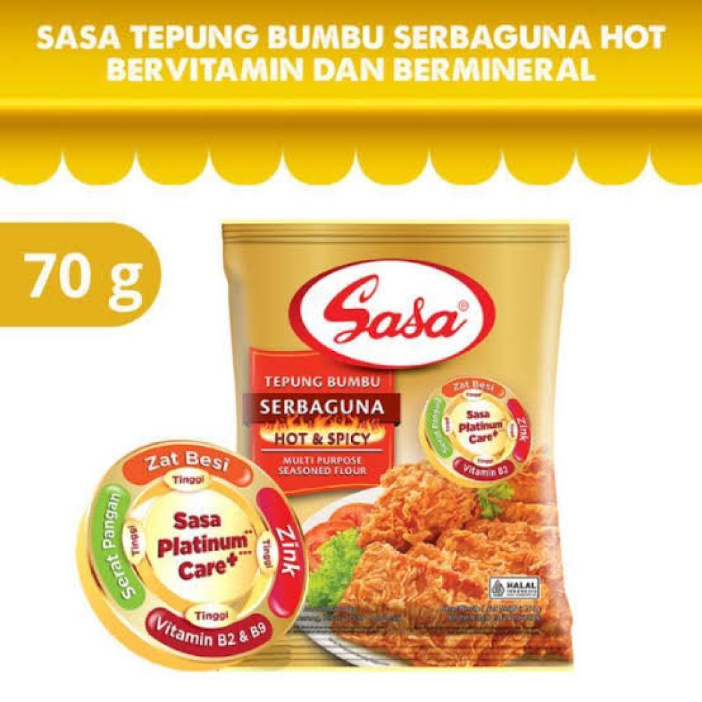 

[SASA] Tepung Serbaguna Hot & Spicy | Kemasan 70gr