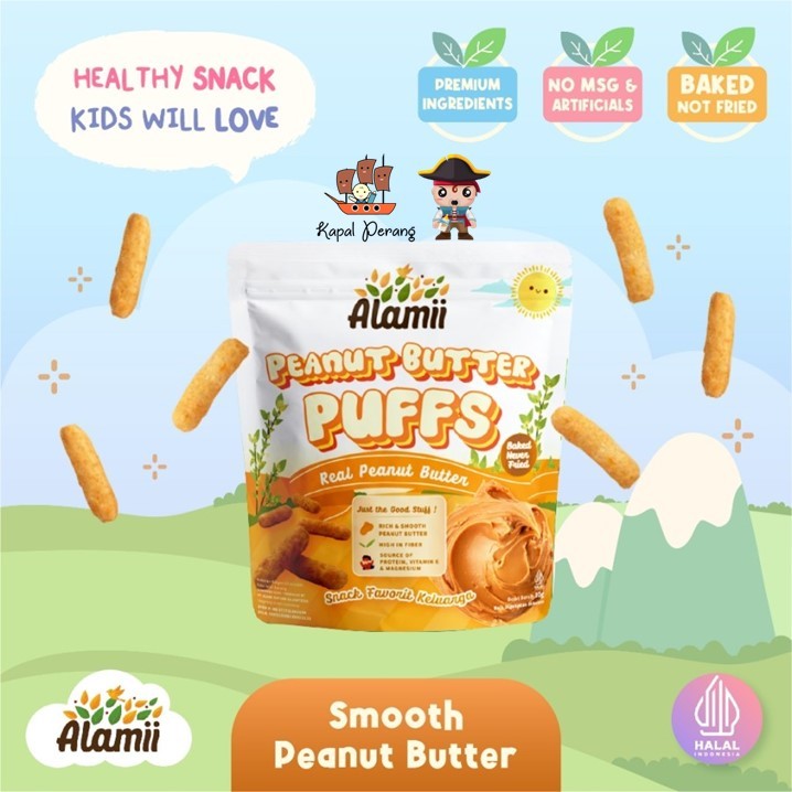 

Alamii Peanut Butter Puffs - 30gram