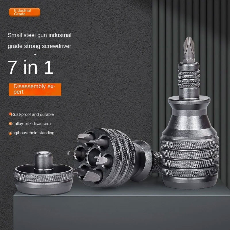 

- JGNG Obeng Set 7 in 1 Small Screwdriver Steel Alloy 1/4 Inch - 3030 -