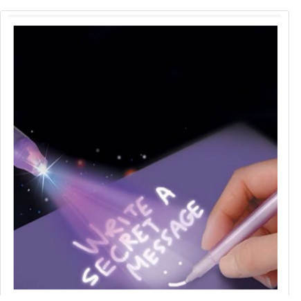 

pena ajaib Invisible Ink Spy Pen 3psc