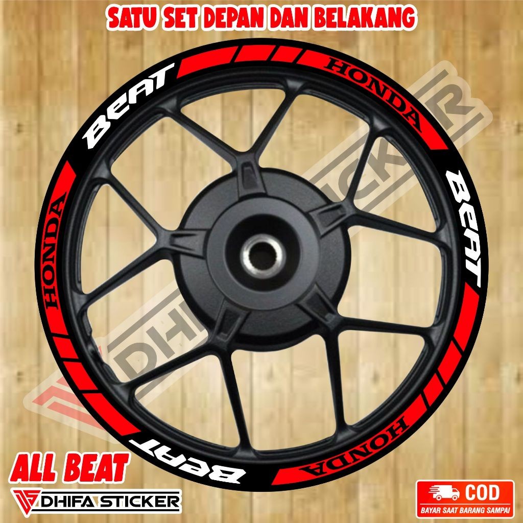 STIKER VELK BEAT STIKER LIST VELG HONDA BEAT