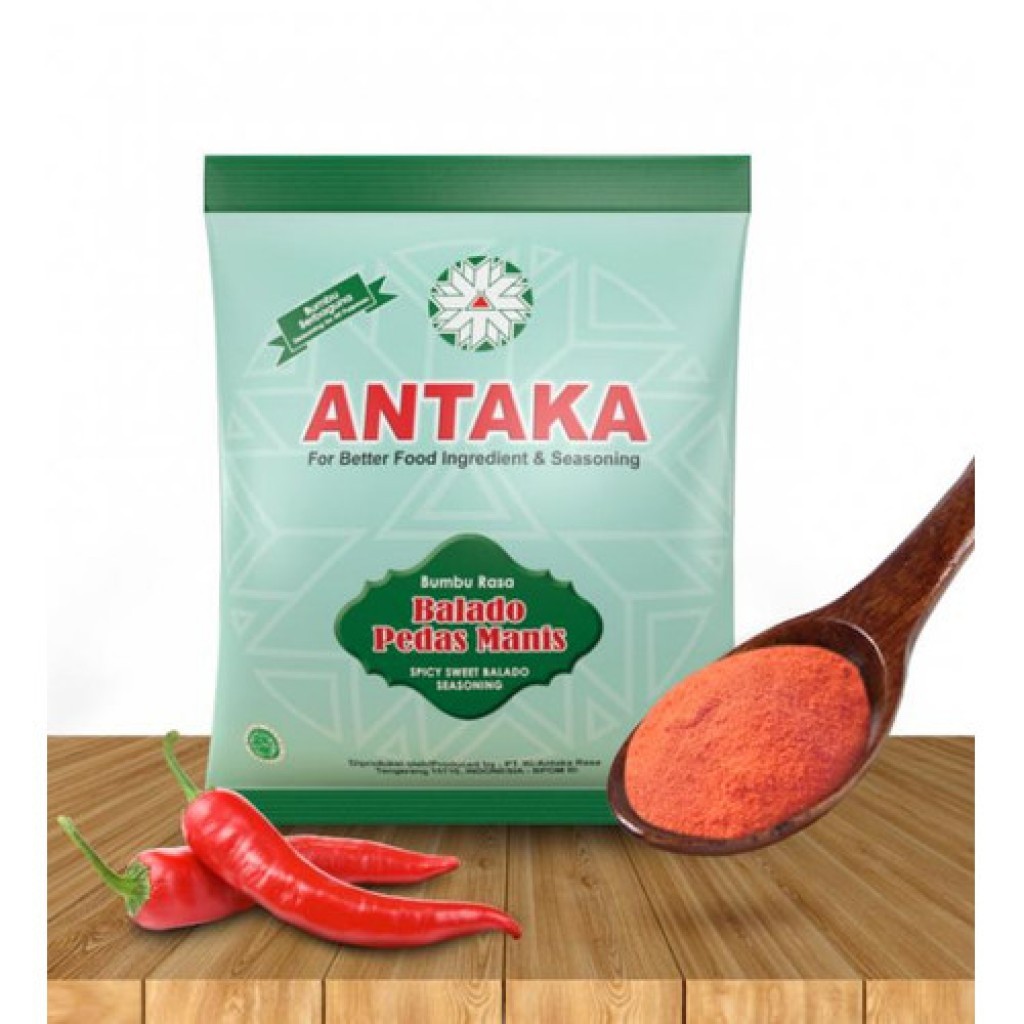 

Antaka Bumbu Tabur - Balado Pedas Manis | Kemasan 100gr