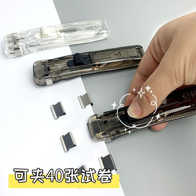 

SM Kliper Penjepit kertas Stapler Dorong Paper Clips Poratble Stainless Steel