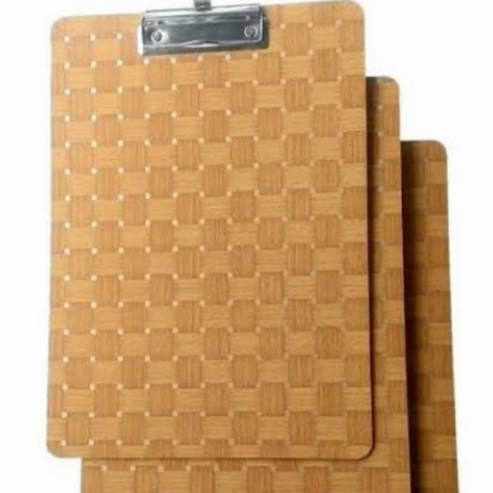 

Papan Jalan Dada Kayu F4 Folio Clip Board