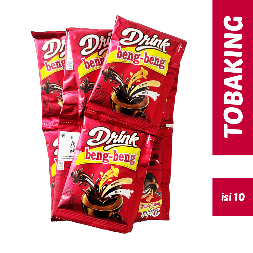 

Beng Beng Drink Renceng isi 10 Minuman Cokelat Coklat Drink