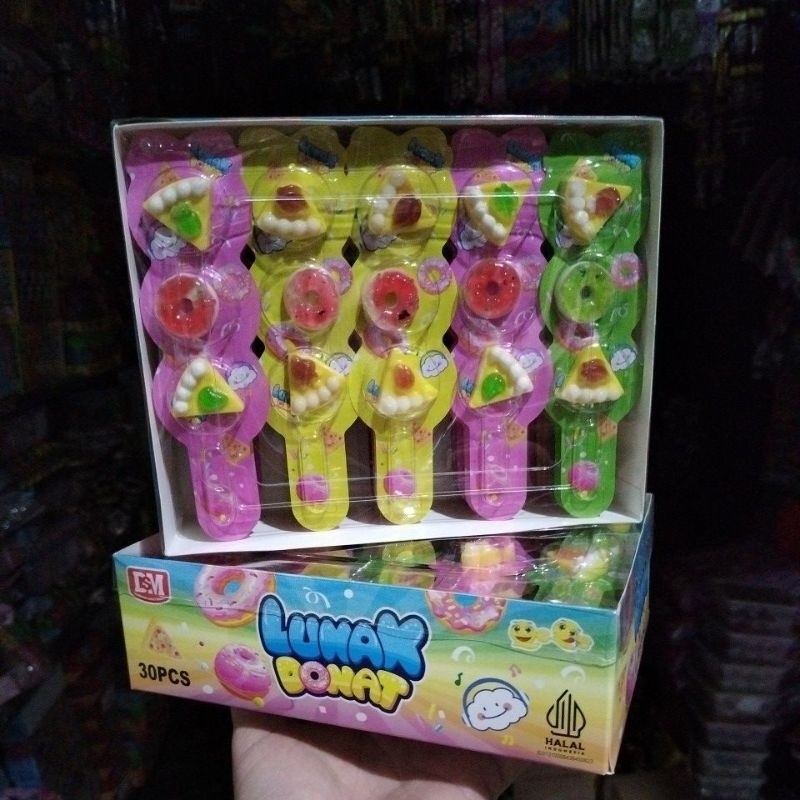 

PERMEN LUNAK DONAT 1 BOX isi 30 pcs