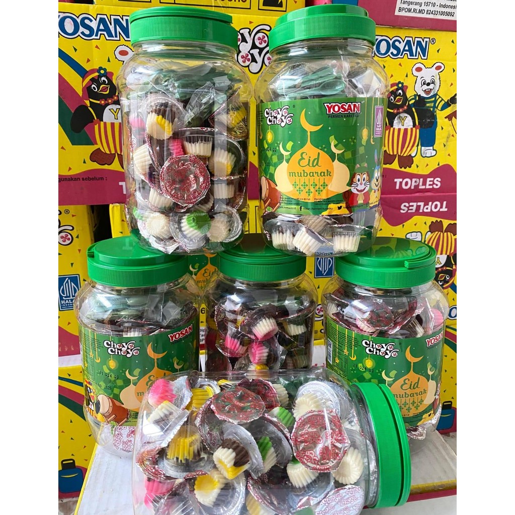 

coklat Yosan toples Coklat Jadul Aneka Rasa Kemasan TOPLES (isi 60pcs)