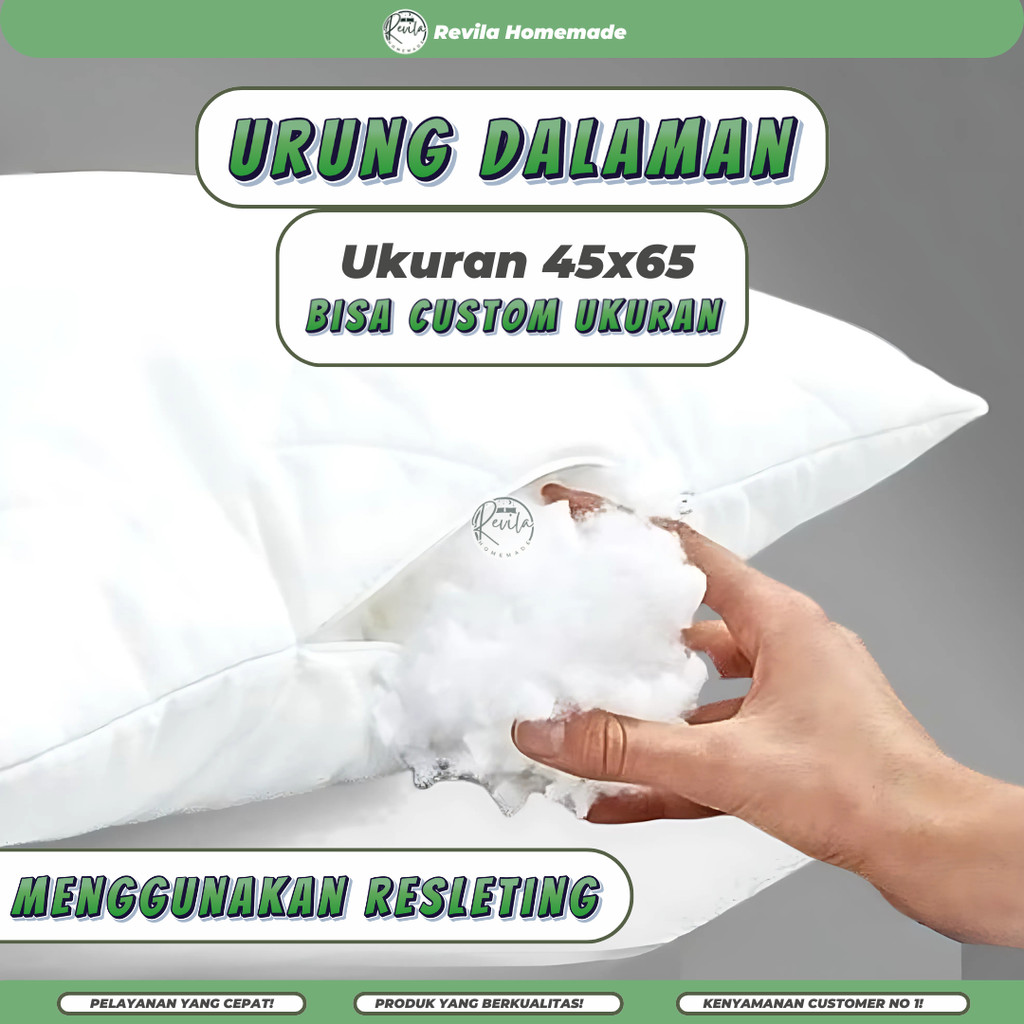 SARUNG DALAMAN/ URUNG BANTAL RESLETING - URUNG BANTAL/URUNG GULING/ SARUNG DALAMAN BANTAL RESLETING