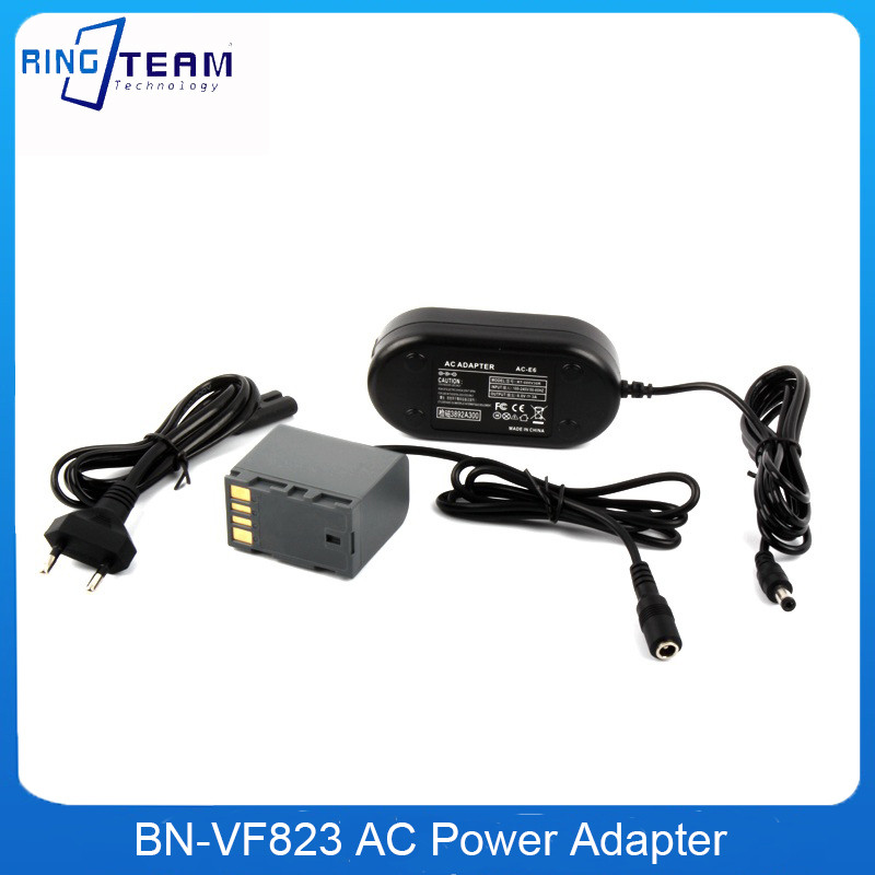 BN-VF823 VF823 Dummy Battery + Adapter Set GR-D850 750 DA30 GZ-630 MS120 MS130 HD300 HD320 HM200 830
