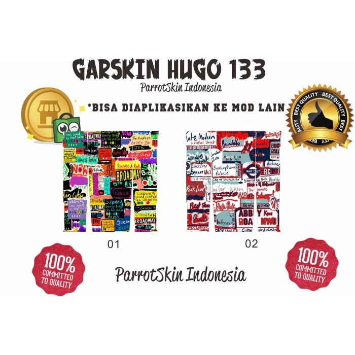 

Garskin hugo 133 - word edition by parrotskin