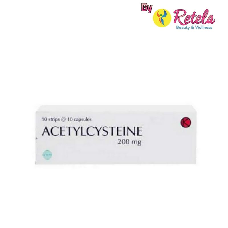 ACETYLCYSTEINE 200MG 1 STRIP 10 TABLET