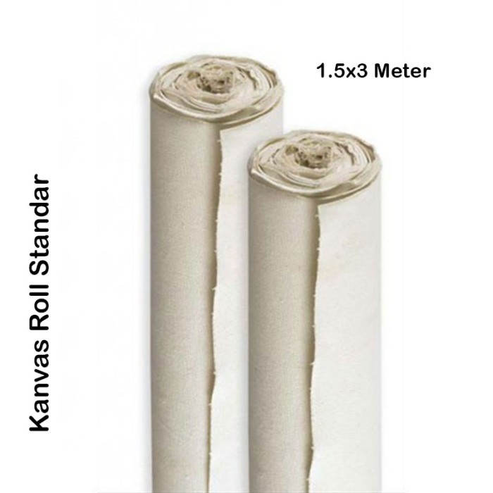 

Kanvas Lukis Roll Standar 1,5x3 Meter Canvas Lukis Kain