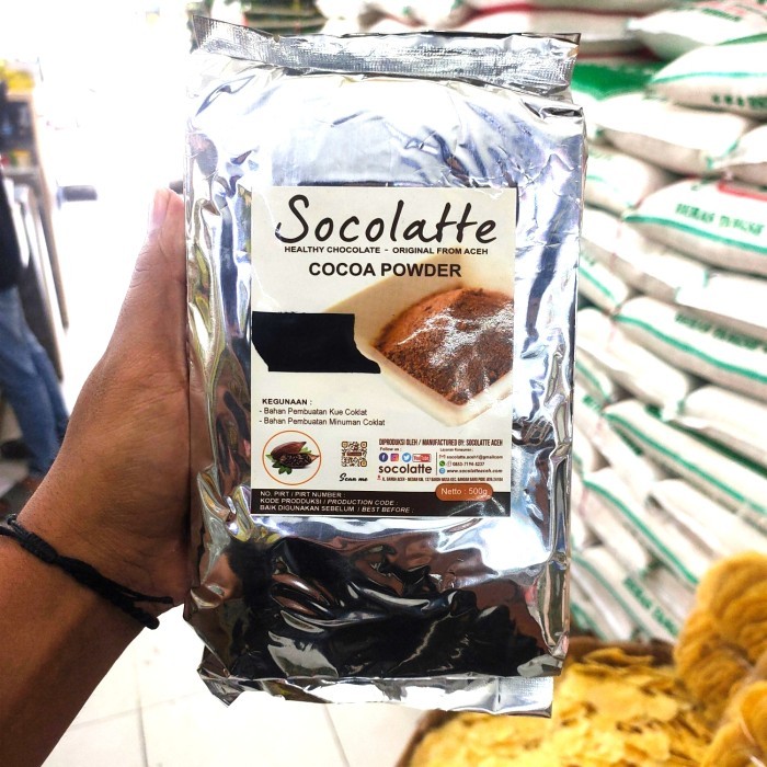 

socolatte Aceh | cocoa powder | bubuk coklat original Aceh 500 gr