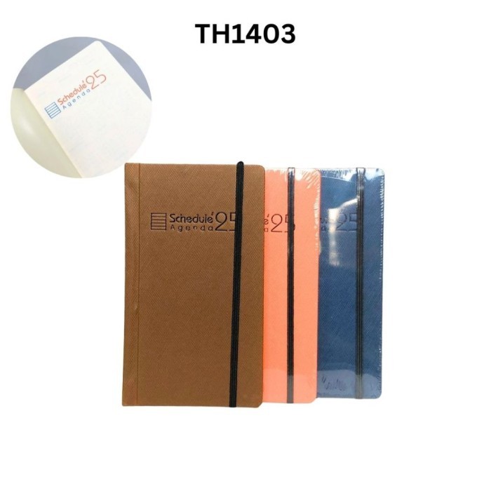 

Buku Agenda TH Schedule Tahun 2025 Ukuran Pocket A6 Hard Cover 1403 &1409 Agenda Schedule Hardcover – Satuan SHABG - 1409 Scala