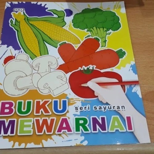 Buku Mewarnai Kiky Tanggung Motif Campur - Satuan