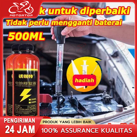 (Berikan alat) solusi perbaikan baterai cairan baterai solusi air elektrolit air untuk aki kendaraan