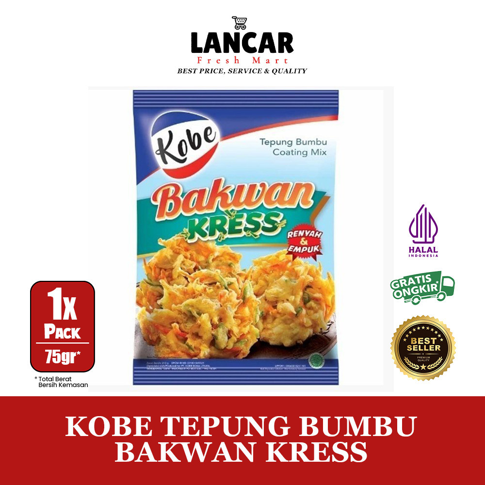 

KOBE TEPUNG BAKWAN KRESS 75GR