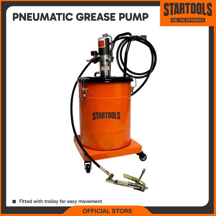 Startools Pneumatic Grease Pump 20 Liter / Grease Pump Angin 20 Liter / Pompa Grease Gemuk Angin 20 