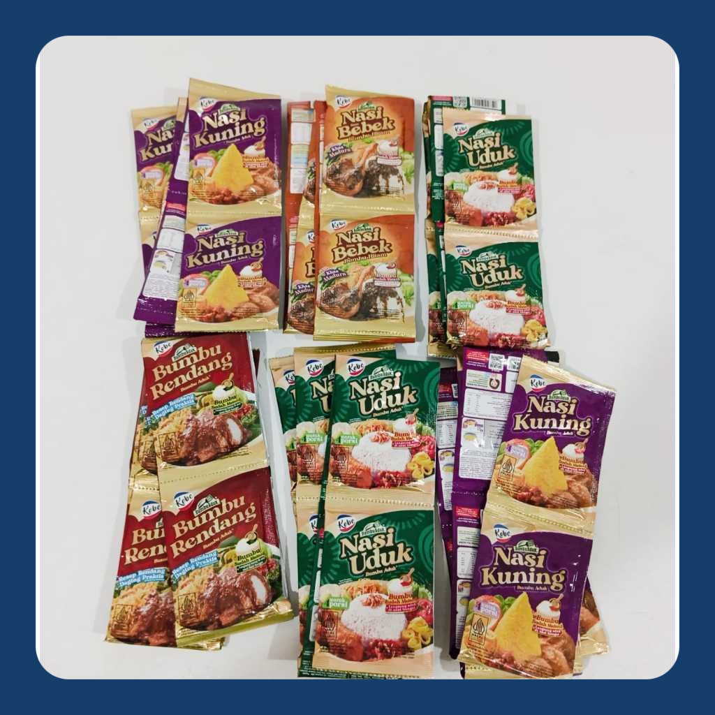 

Kobe Bumbu Aduk Instant 1 Renceng 10 SACHET Nasi Uduk Nasi Kuning Instan