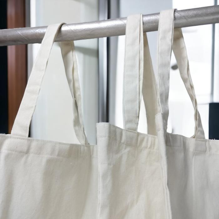 

Promo Tas Blacu Belanja Bahan Kain Tote Bag Canvas Polos Broken White - XS (20x30) terlaris