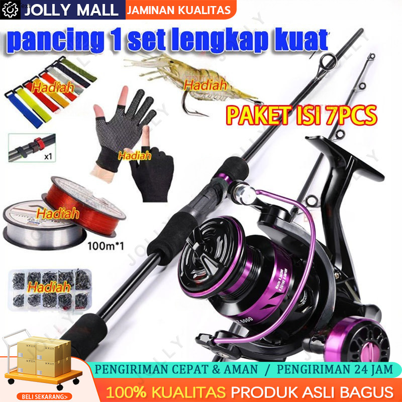 SHIMANO Set Pancing 1.8m/2.1m Joran Pancing 1000-4000 Reel Pancing 150M Senar Pancing Umpan Combo Pa
