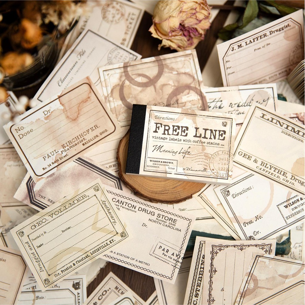 

96 Lembar/ Buku Scrapbook Material Journalling Paper FREE LINE EDITION