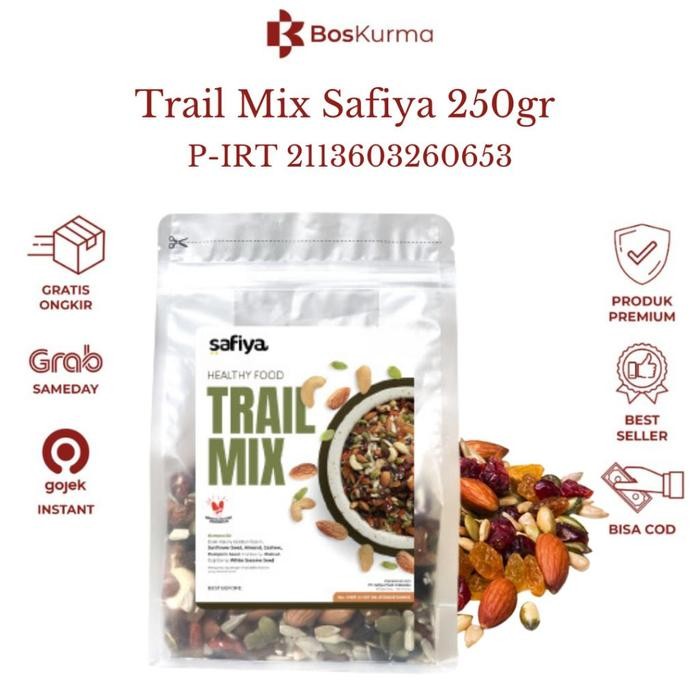 

[[Promo]] Trail Mix 250 Gram Safiya Food - Granola Oatmeal Sereal - 250 gr