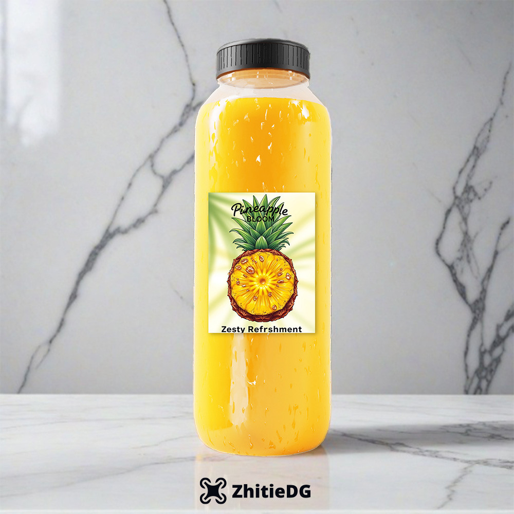 

ZhitieDG - Paket Cetak Sticker Label Eksklusif untuk Branding Botol Minuman Segar SBT 04