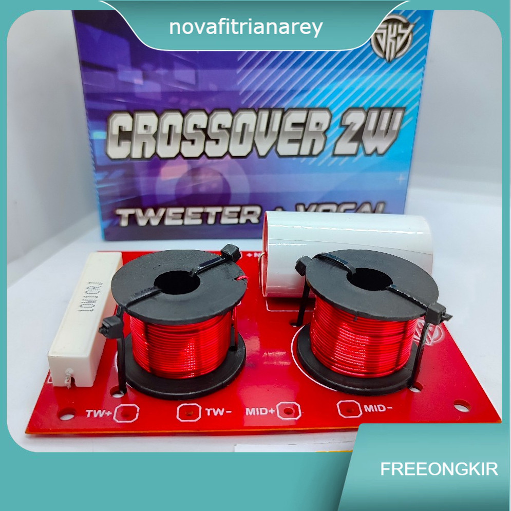 KIT CROSSOVER 2 WAY TWEETER + VOKAL SKY CROSSOVER PASIF 2 WAY TWETER DAN MIDDLE