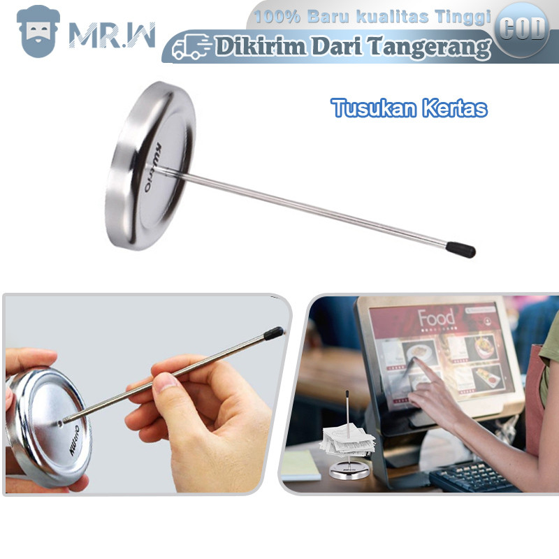 

Tusukan Bon Tusukan Nota Tusukan Kertas Kasir Meja Paper Spear Chrome Plating