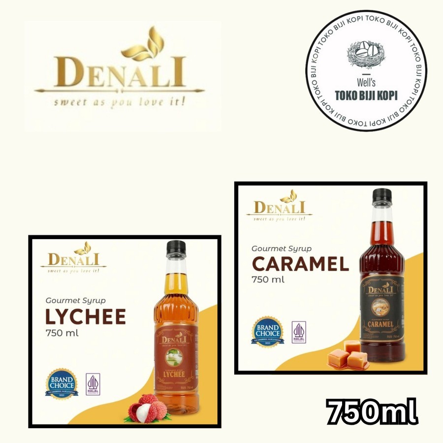

Denali Syrup / Sirup Denali / Flavour Syrup Merk Denali - 750 ml