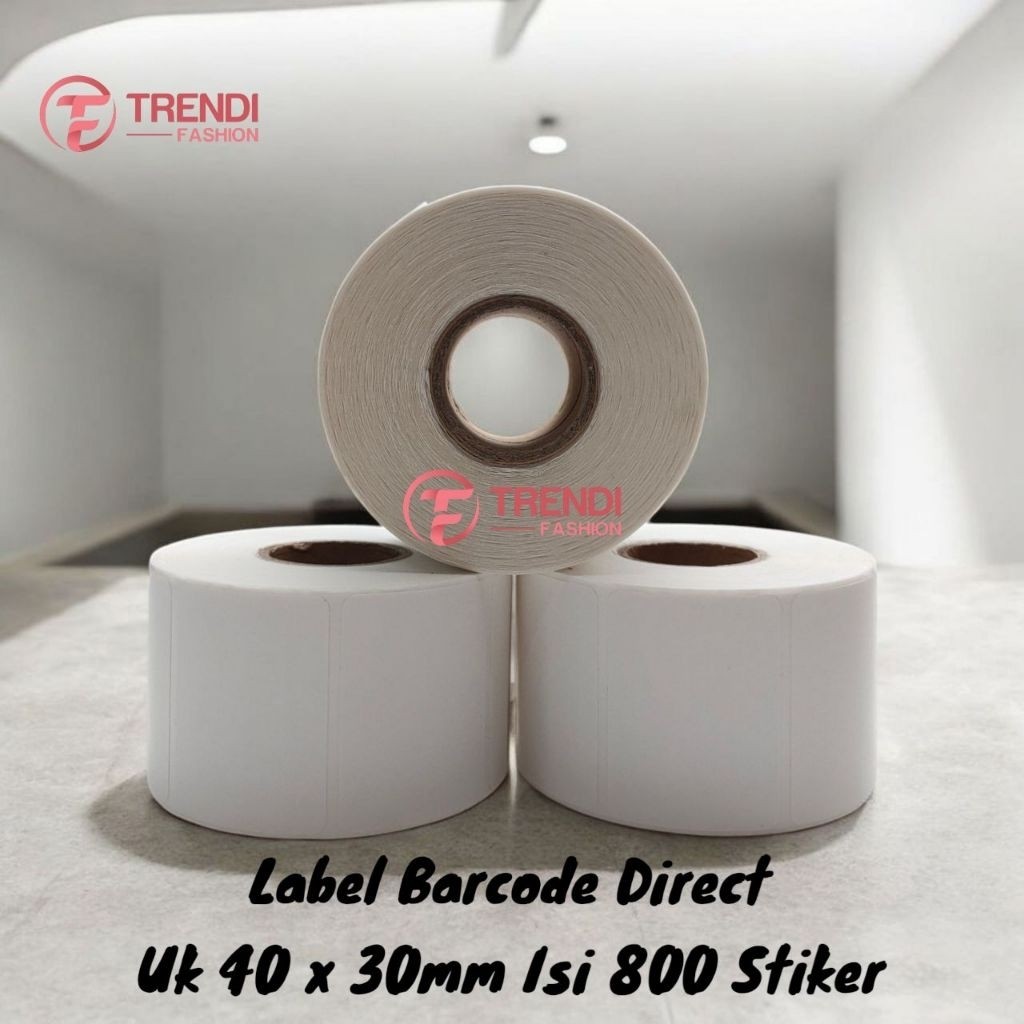 

BS Kertas Label Direct Thermal Mixue Kopi Uk 40 x 30mm Isi 800pcs Stiker Receipt Printer Barcode