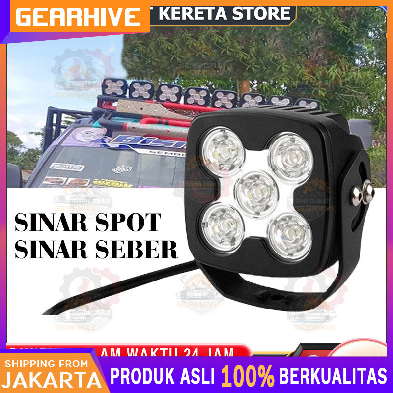50 Watt 100% ORI Lampu volvo alat berat Sorot Heavy Duty Offroad Tembak dotrek mobil volt truk Balak